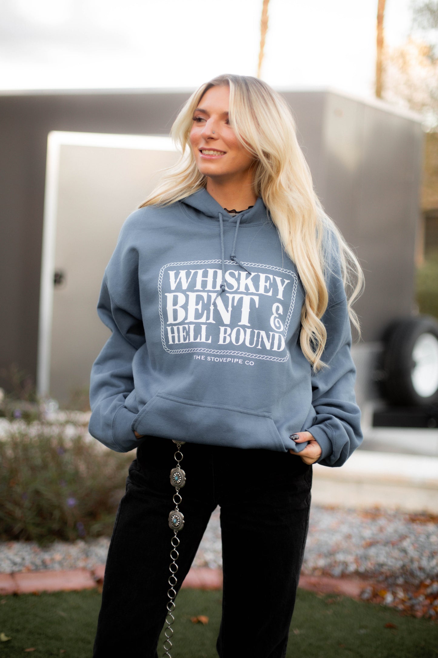 Whiskey Bent & Hell Bound Hoodie