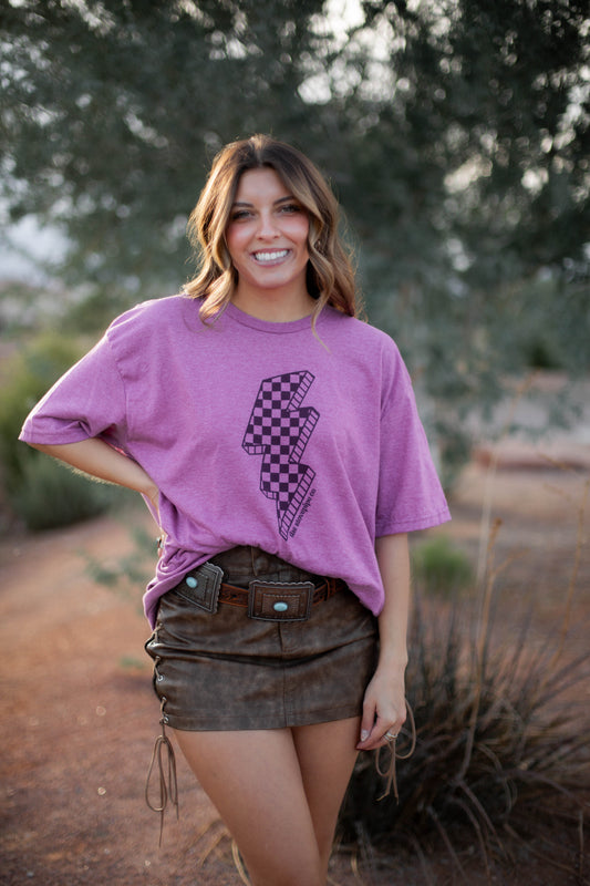 Pink Lightning Tee