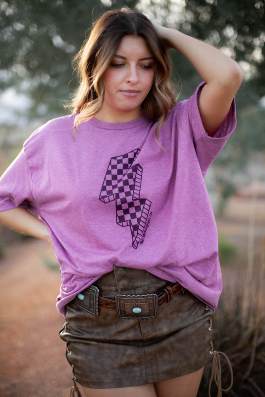 Pink Lightning Tee