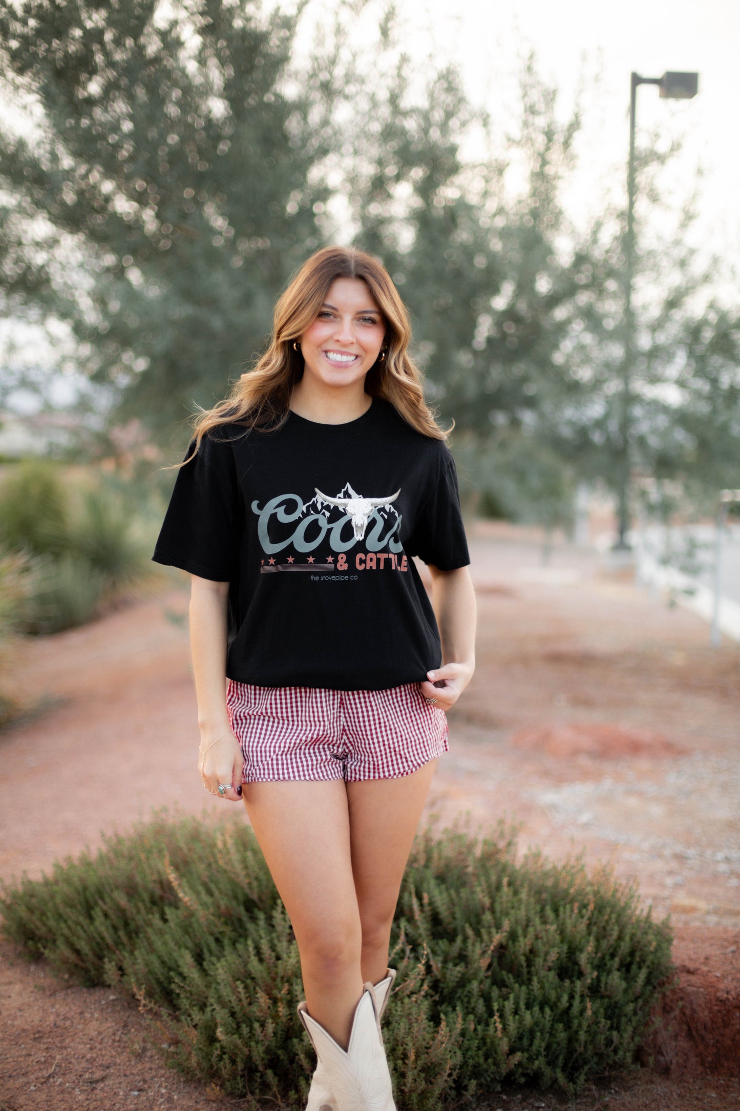 Black Coors & Cattle Tee