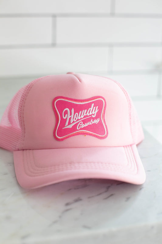 Pink Howdy Cowboy Hat