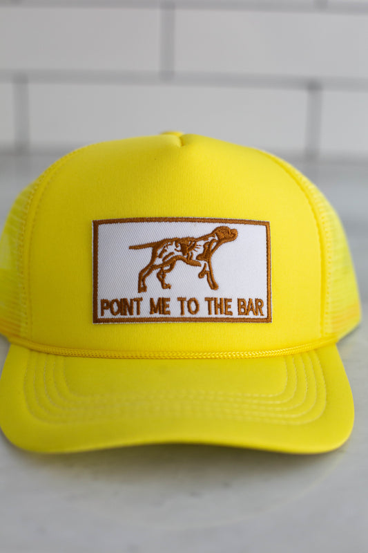 Yellow Point Me To The Bar Hat
