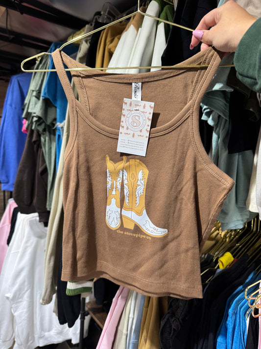 Boot Tank Top