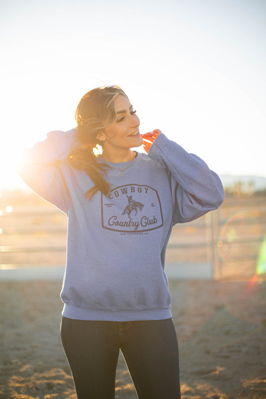 Cowboy Country Club Crewneck