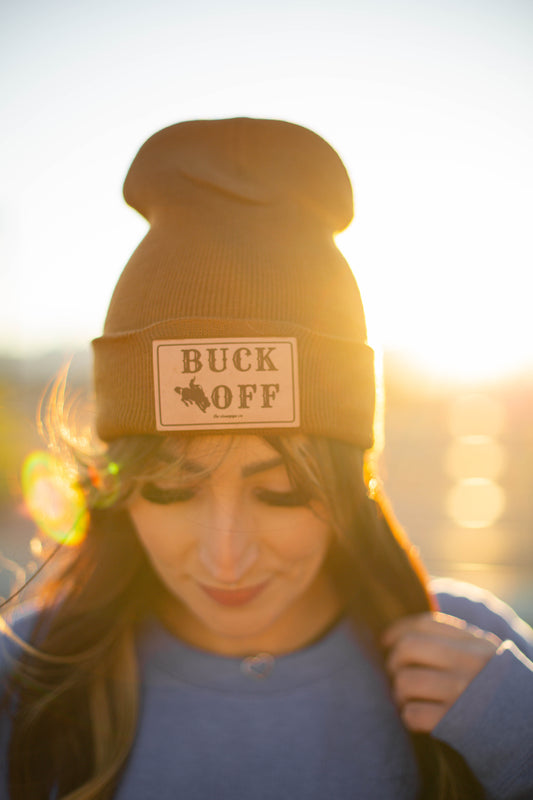 Brown Buck Off Beanie