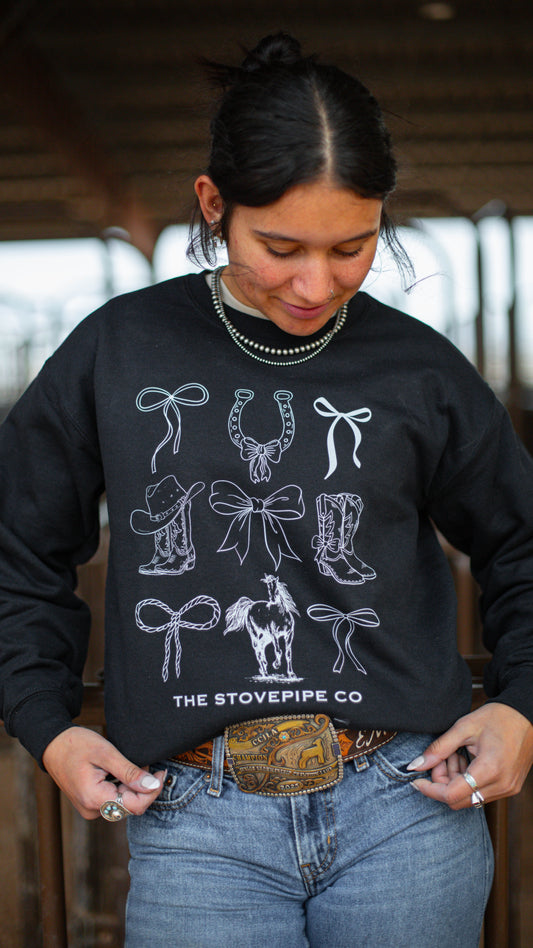 Bootlaced Crewneck