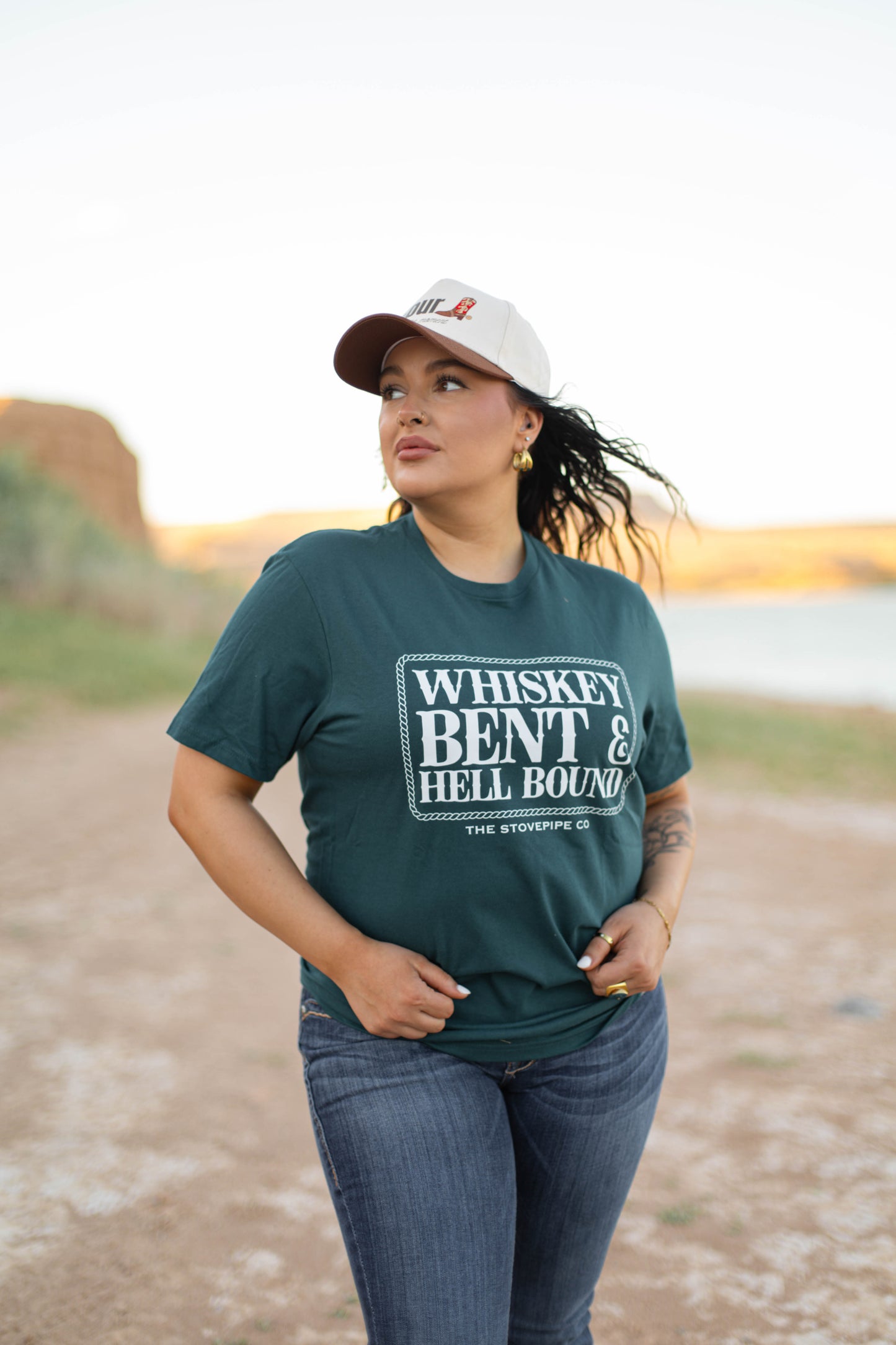 Whiskey Bent & Hell Bound Tee