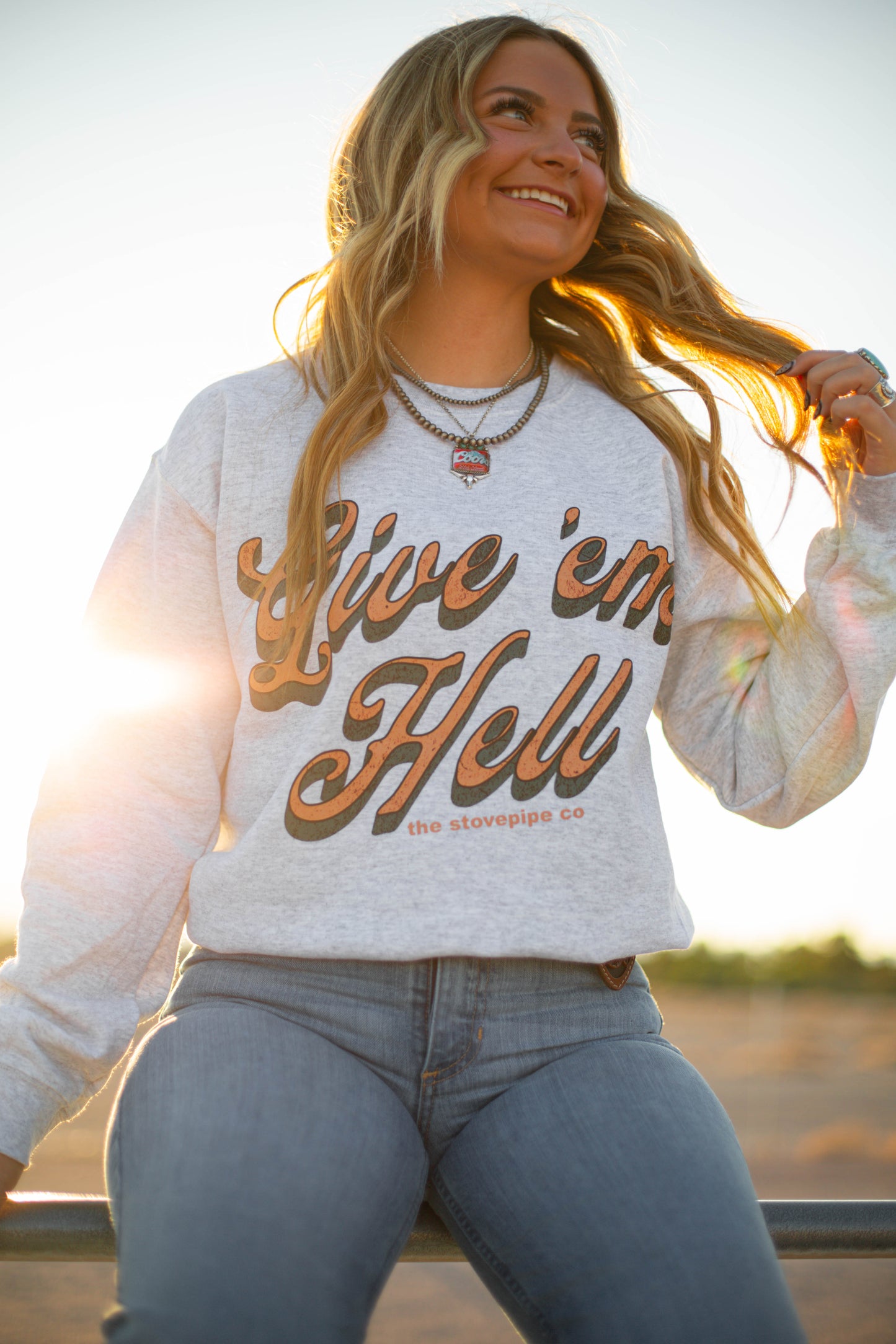 Give 'Em Hell Crewneck