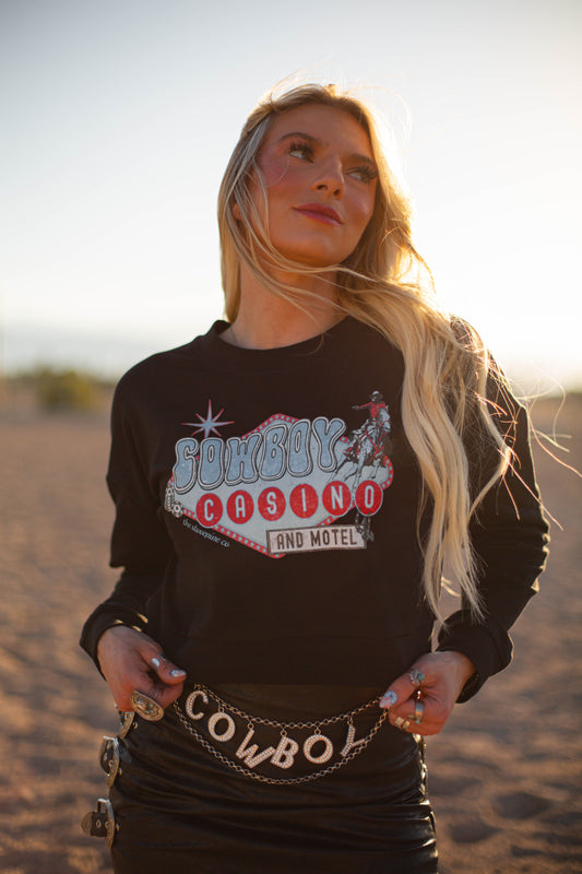 Cowboy Casino Crewneck