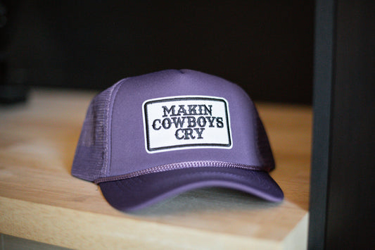Purple Makin' Cowboys Cry