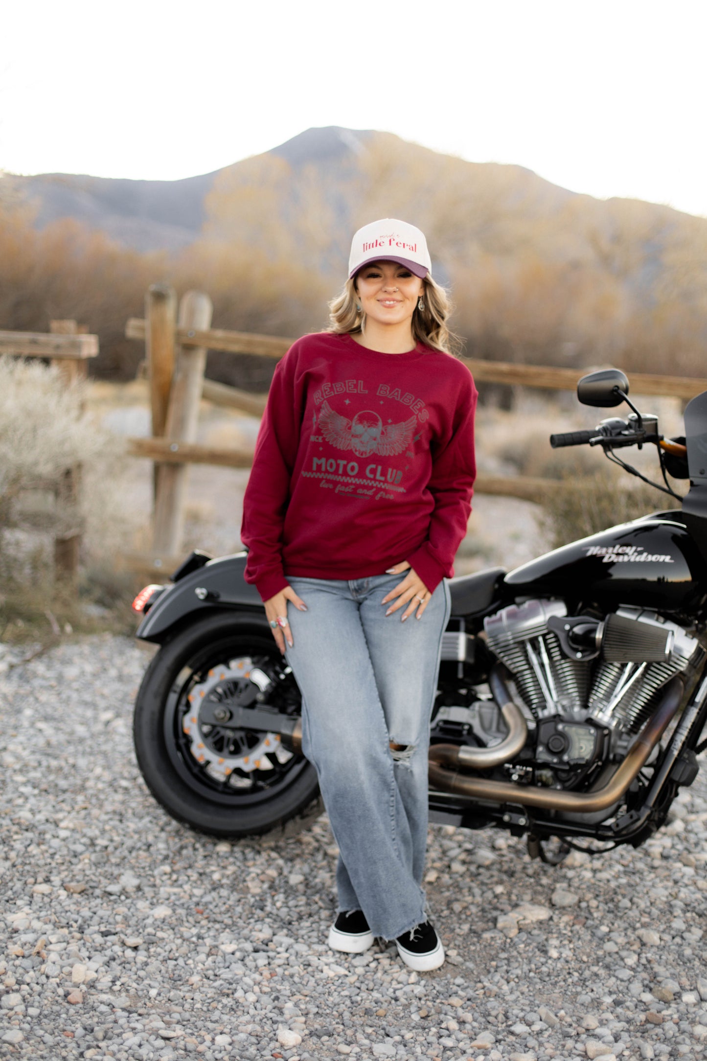 Moto Babes Crewneck