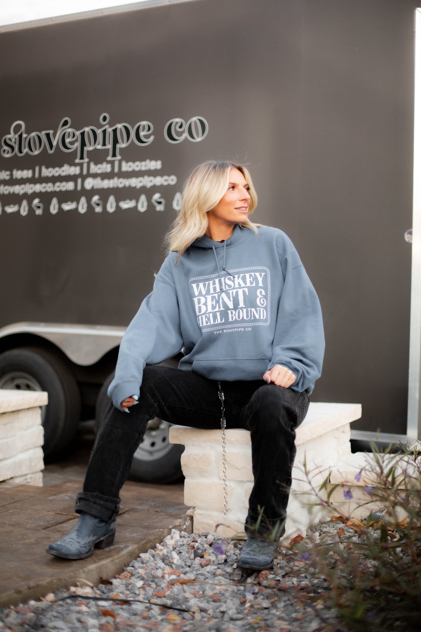 Whiskey Bent & Hell Bound Hoodie