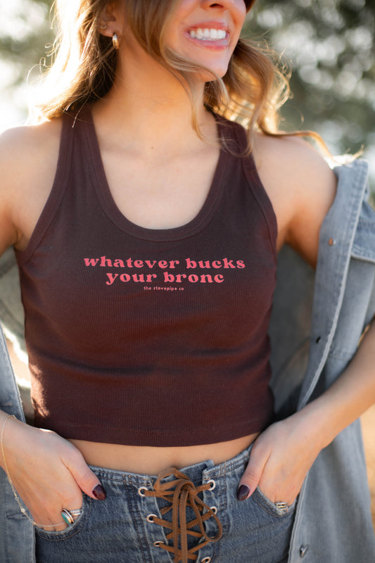 LARGE ONLY - Whatever Bucks Your Bronc Tank