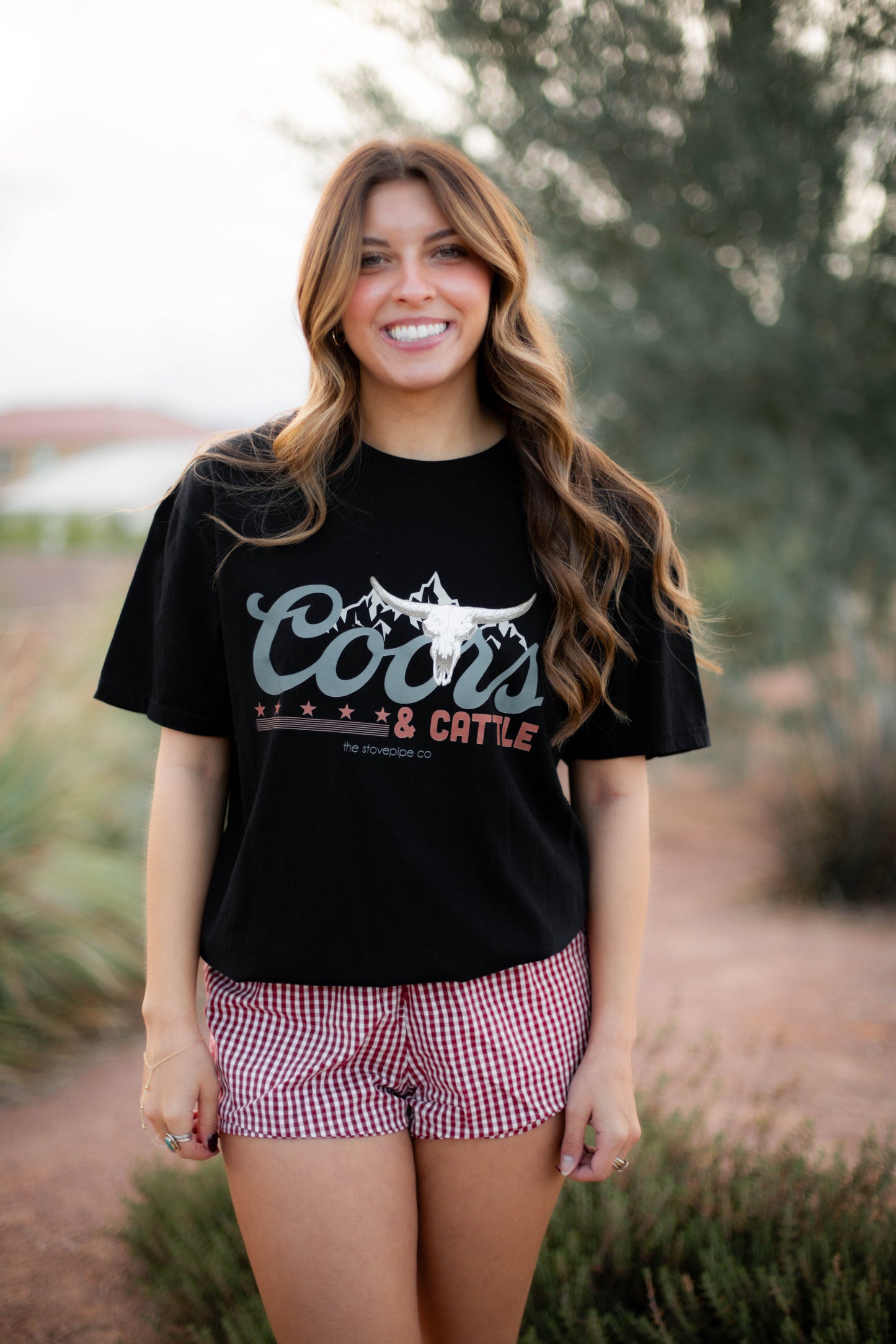 Black Coors & Cattle Tee
