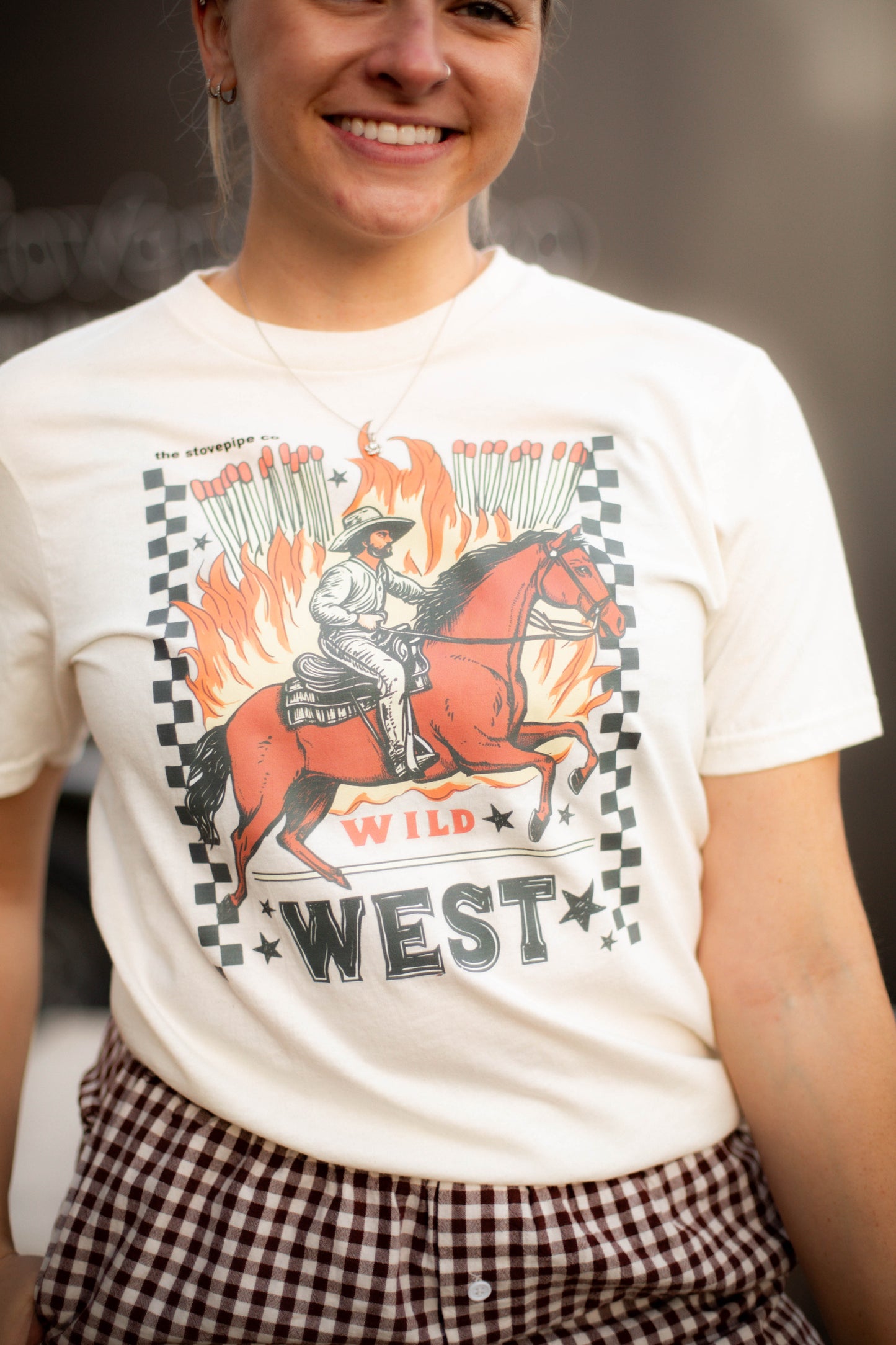 SMALL ONLY - Tan Wild West Tee