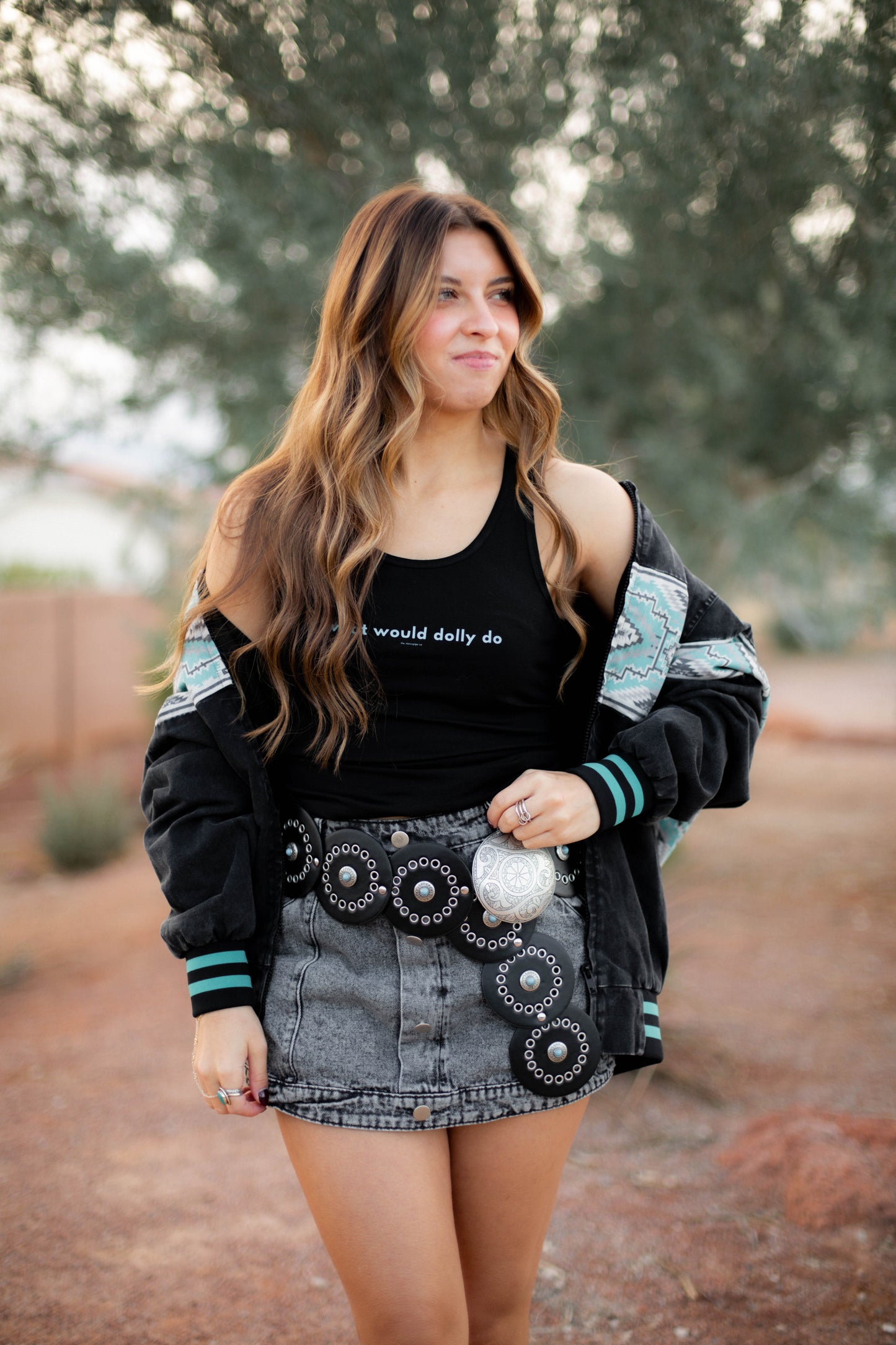 SMALL ONLY - What Would Dolly Do Tank Top