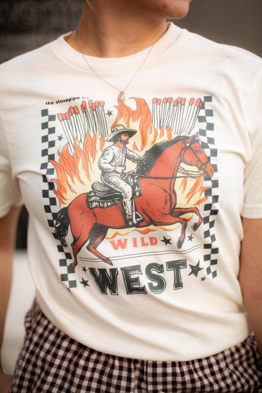 SMALL ONLY - Tan Wild West Tee