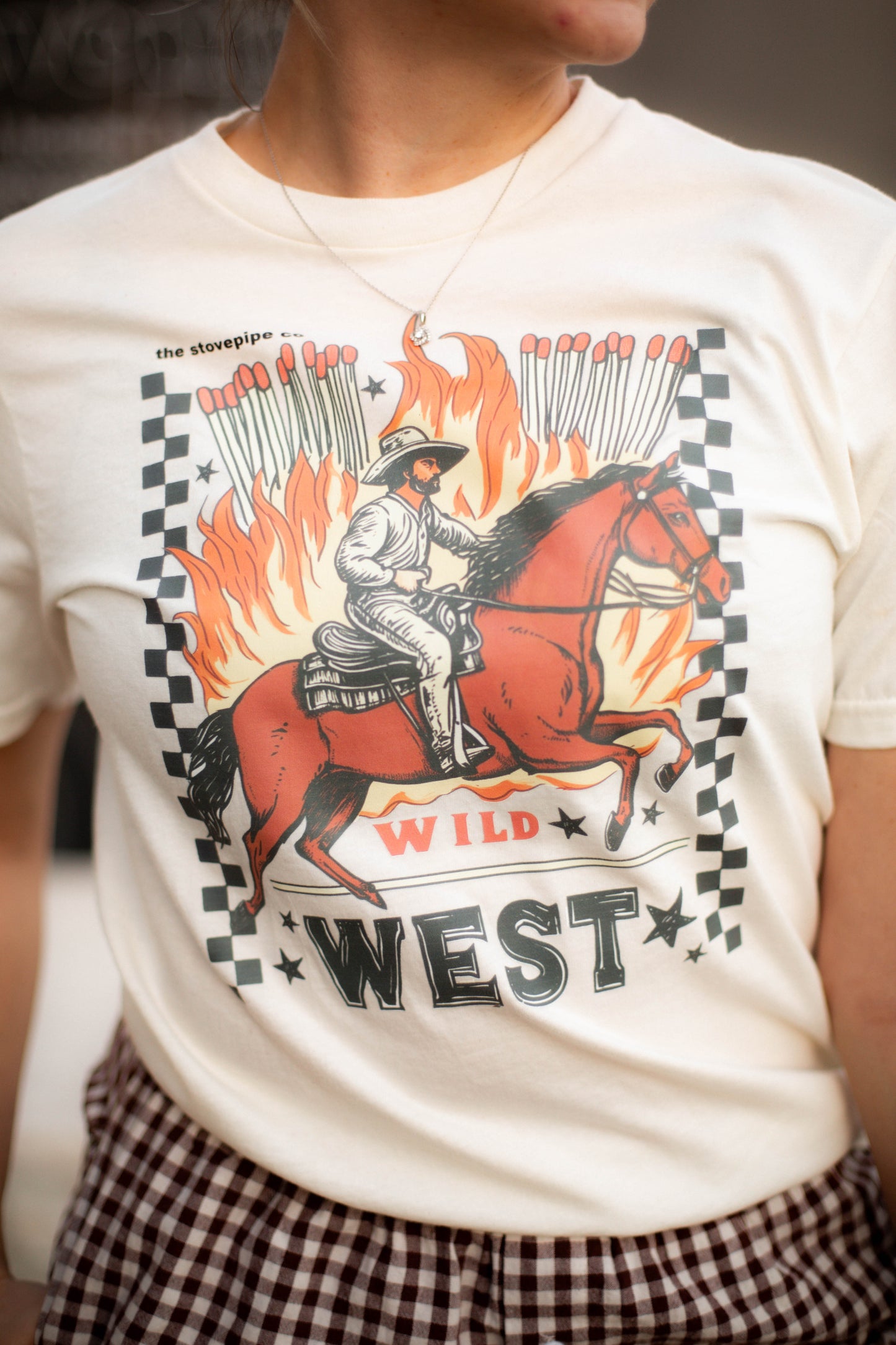 SMALL ONLY - Tan Wild West Tee