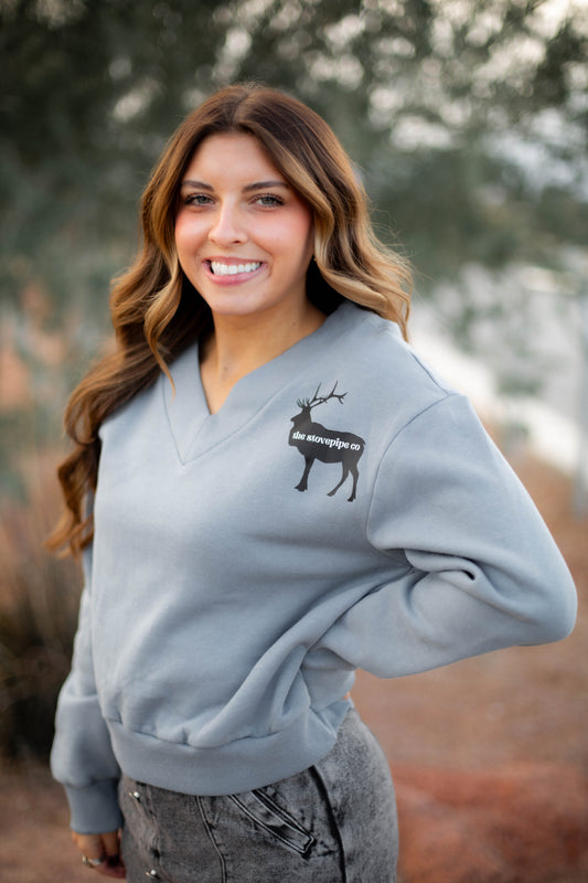SMALL ONLY - Elk Stovepipe Crewneck