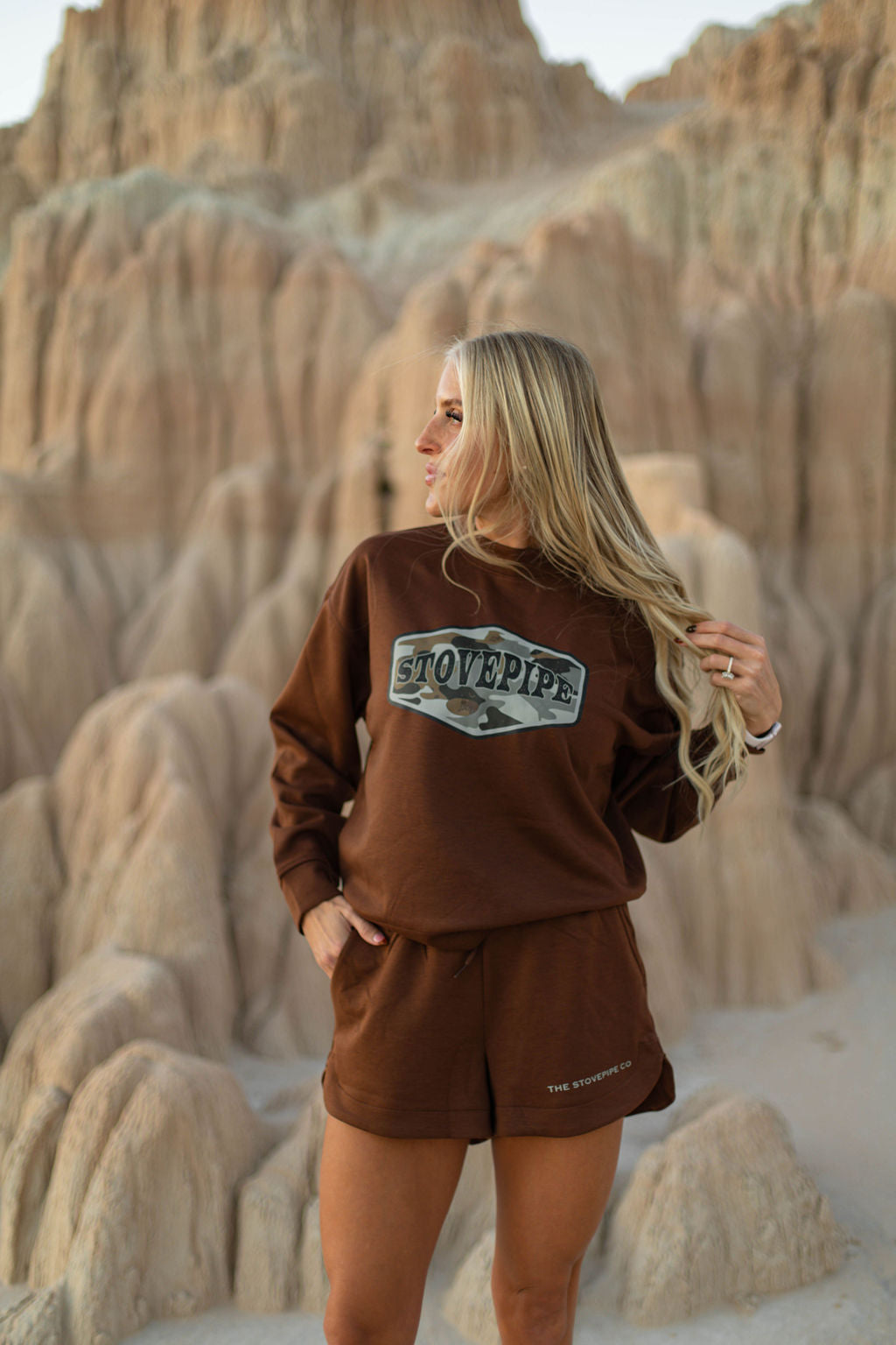 Stovepipe Camo Crewneck