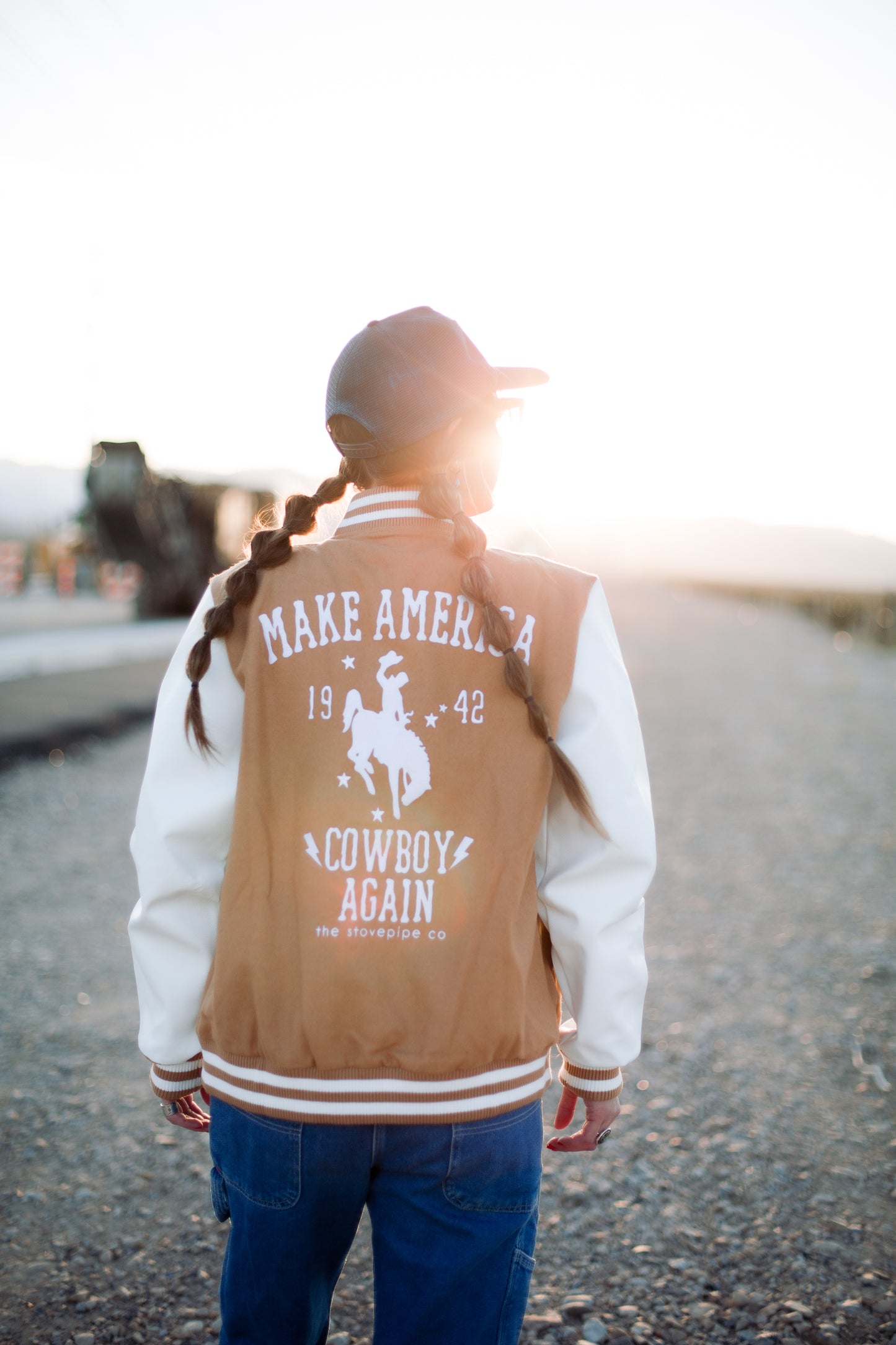 Make America Cowboy Again Varsity Jacket