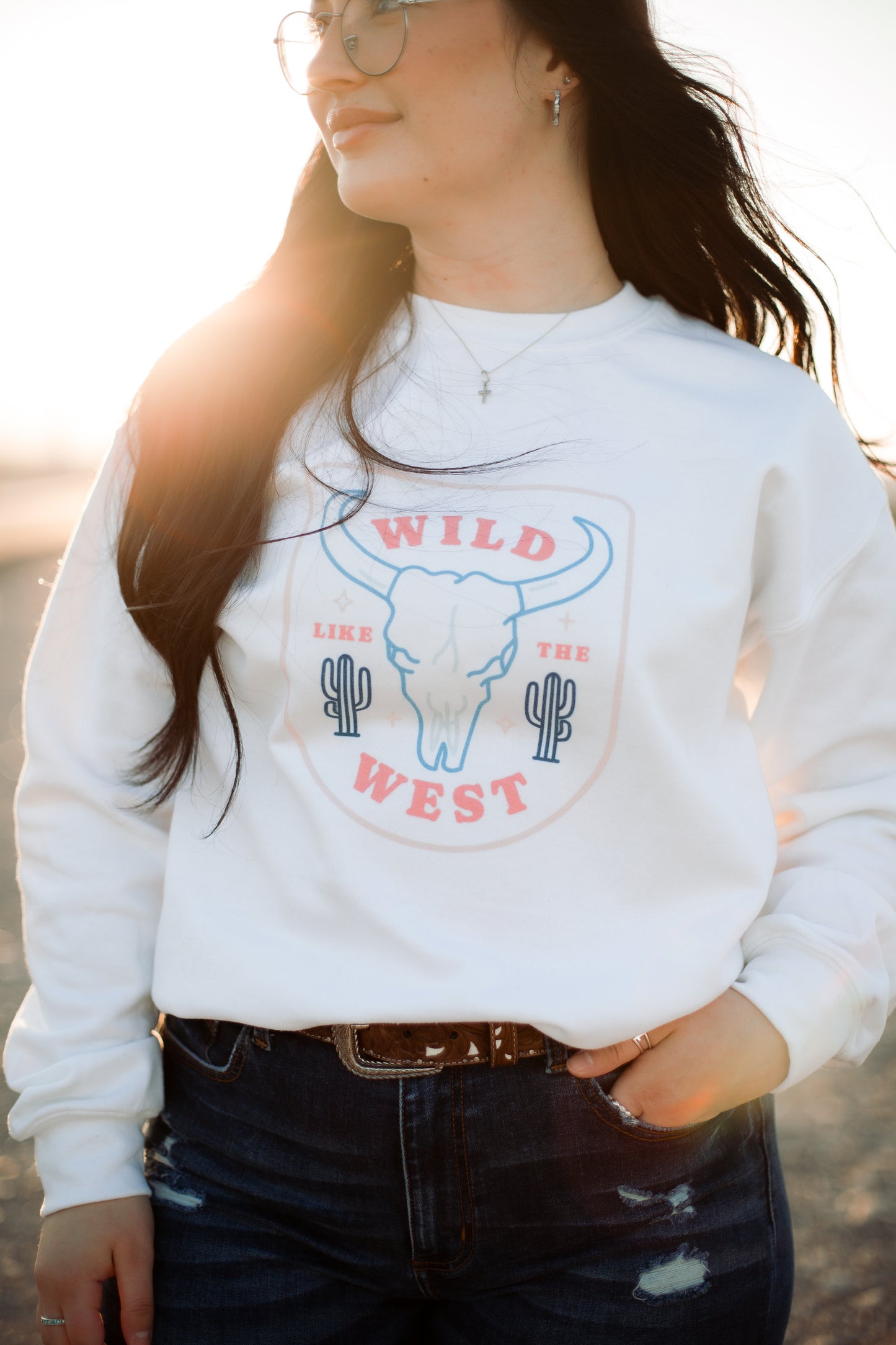 Wild Like The West Crewneck