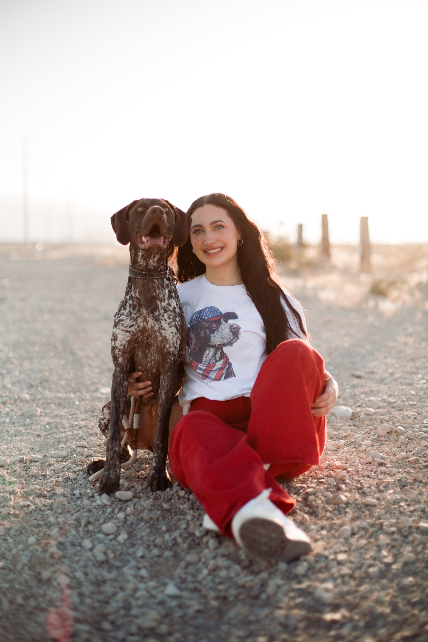 Pointer Patriotic Tee