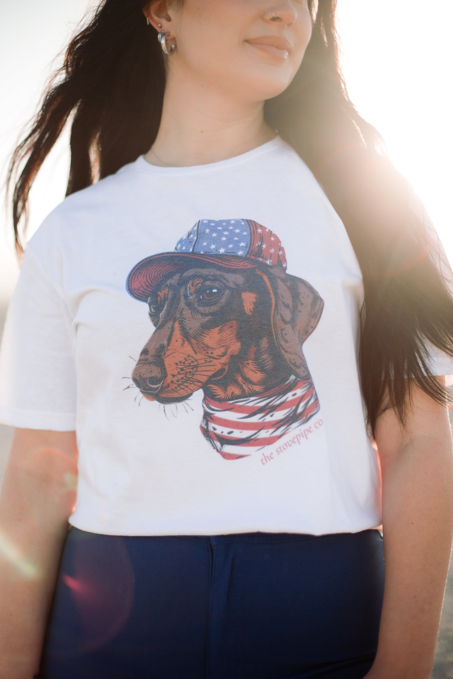 Dachshund Patriotic Tee