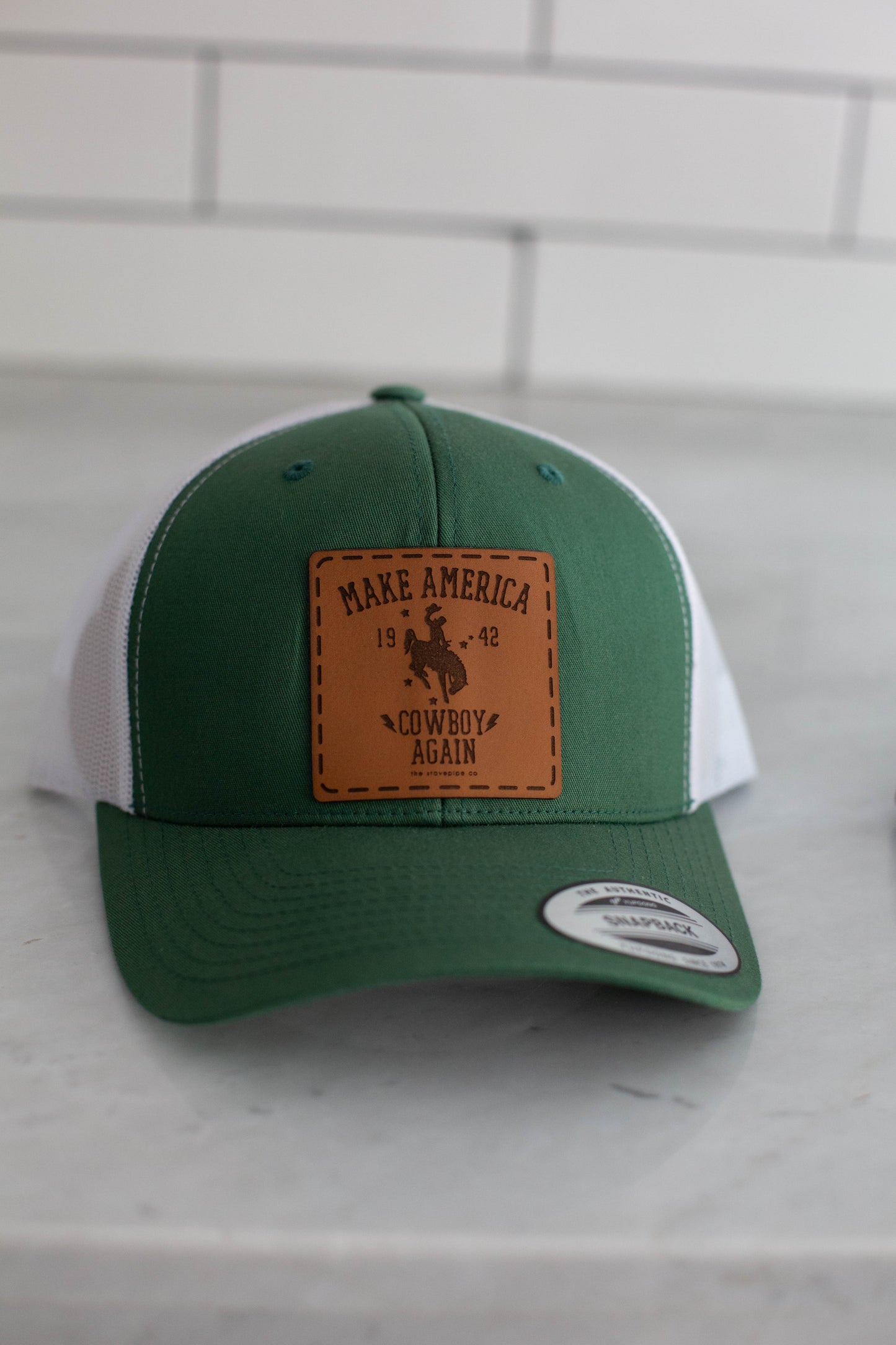 Green Make America Cowboy Again Hat