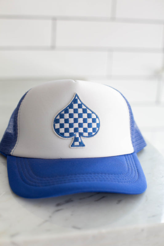 Blue Spade Hat