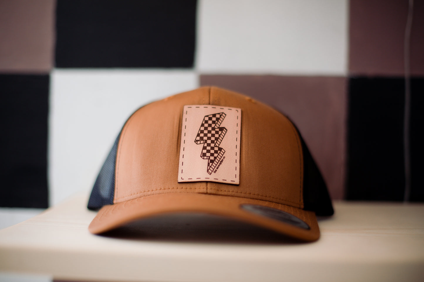 Brown Lightning Hat