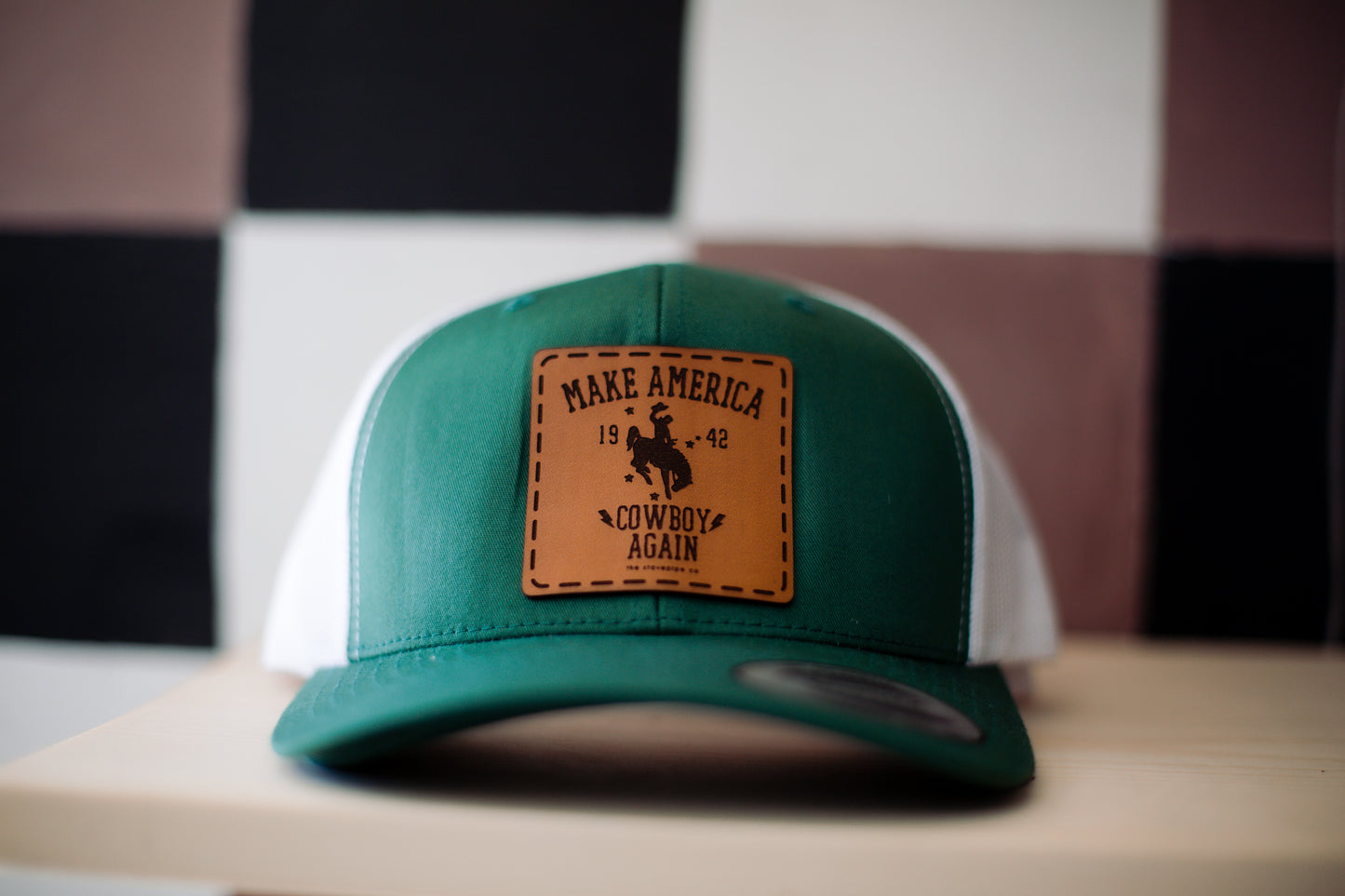 Green Make America Cowboy Again Hat - Mango Patch