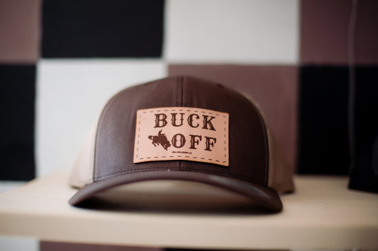 Dark Brown Buck Off Hat