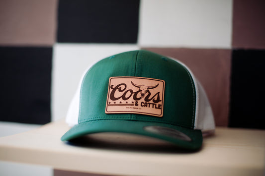 Green Coors & Cattle Hat