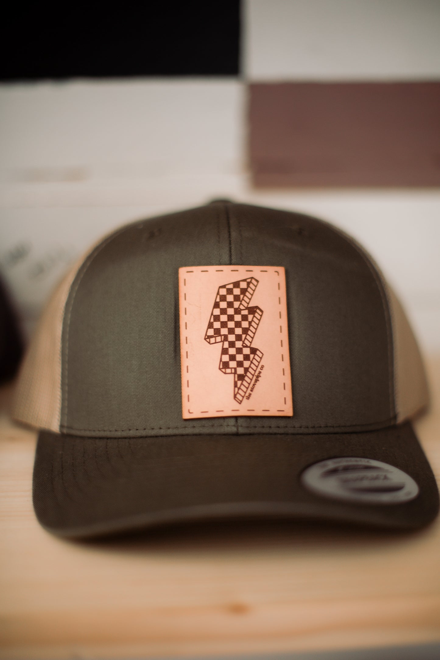 Brown Lightning Hat