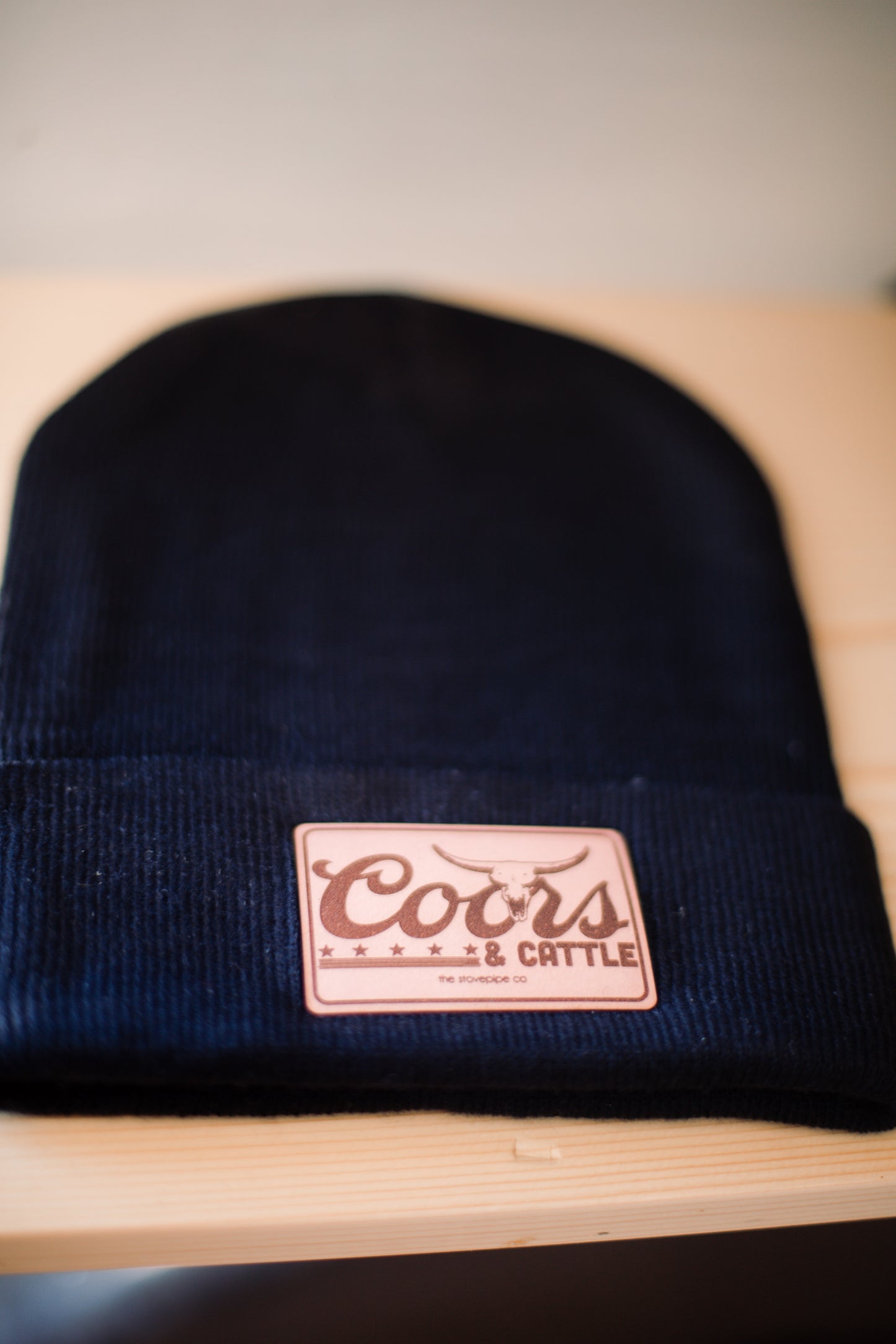 Black Coors & Cattle Beanie