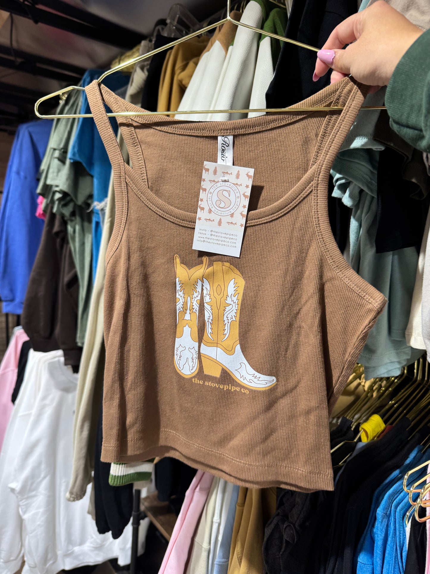 Boot Tank Top