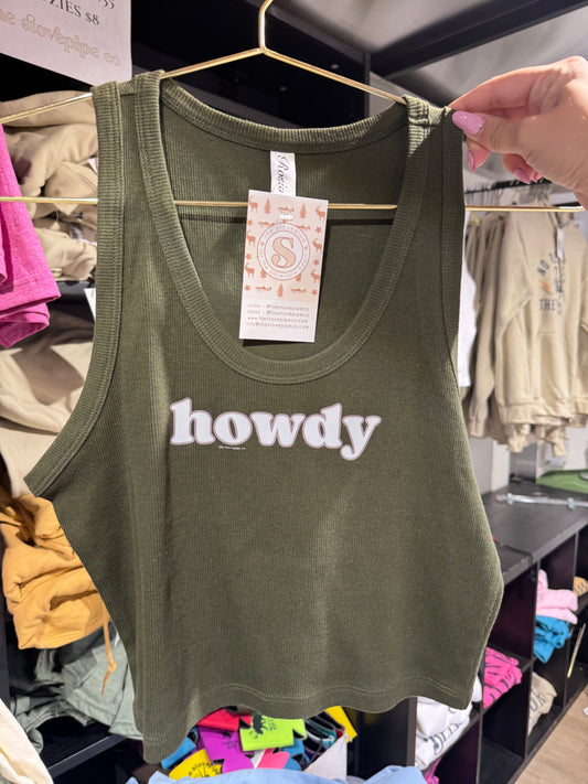 Howdy Crop Tank