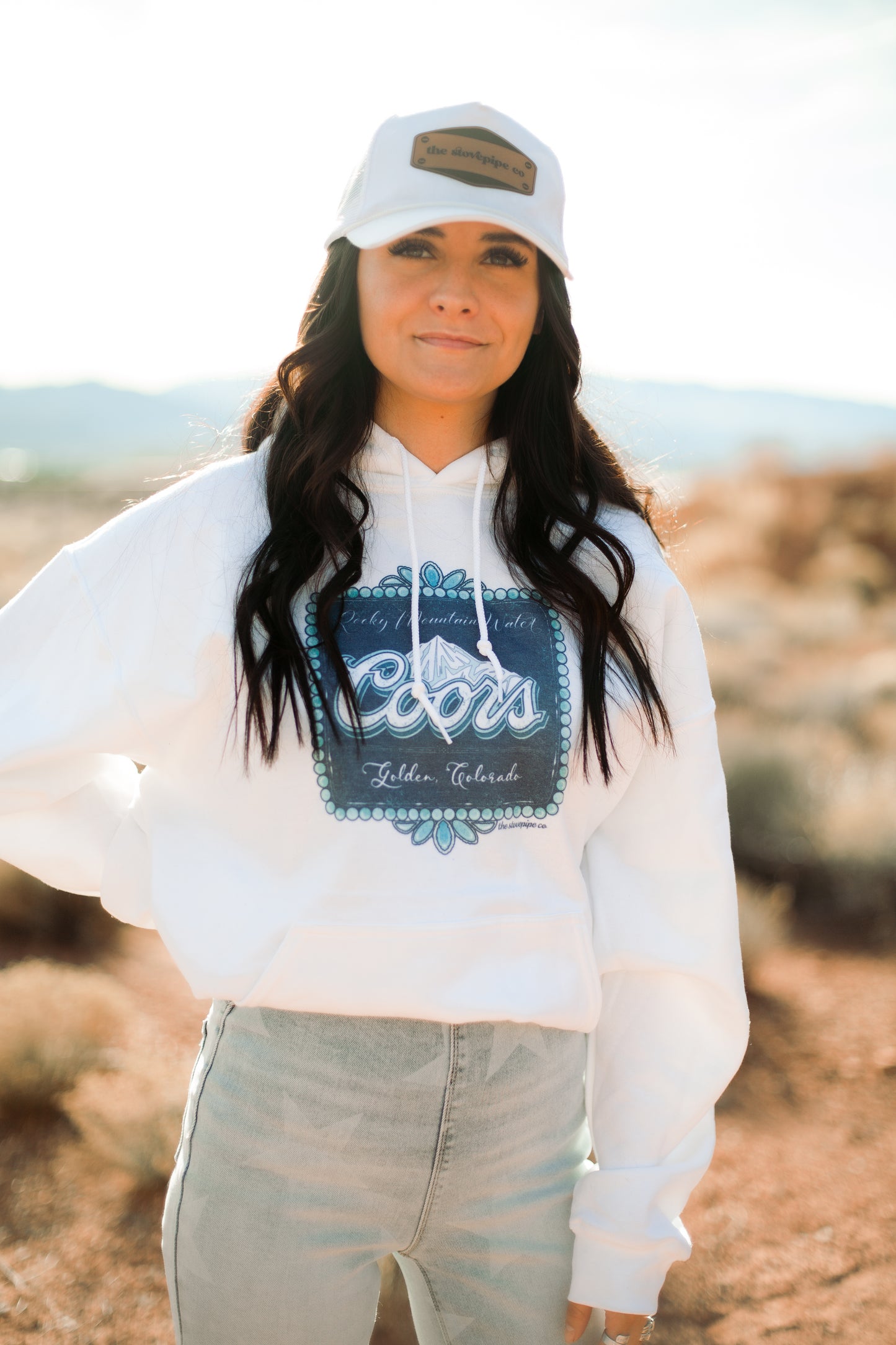 Turquoise Coors Hoodie