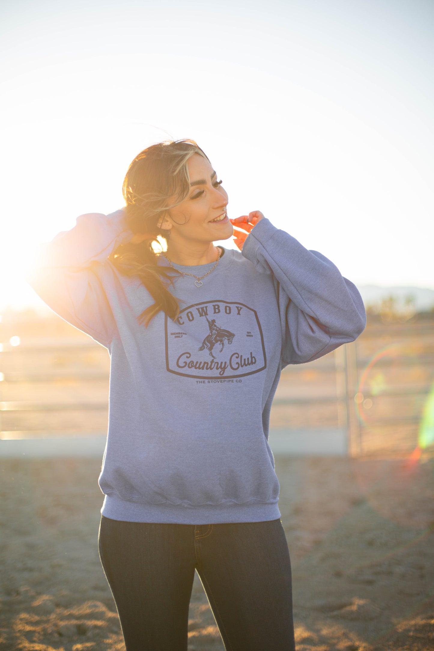 Cowboy Country Club Crewneck