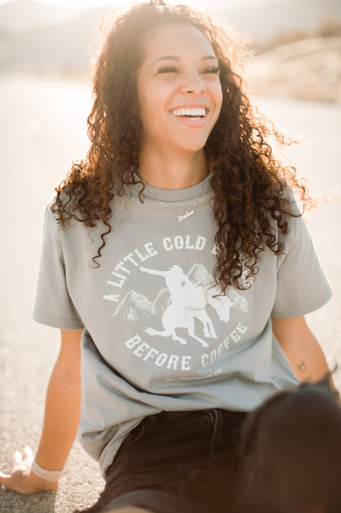 Cold Backed Before Coffee Tee