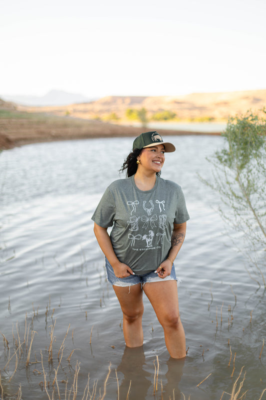Bootlaced Tee