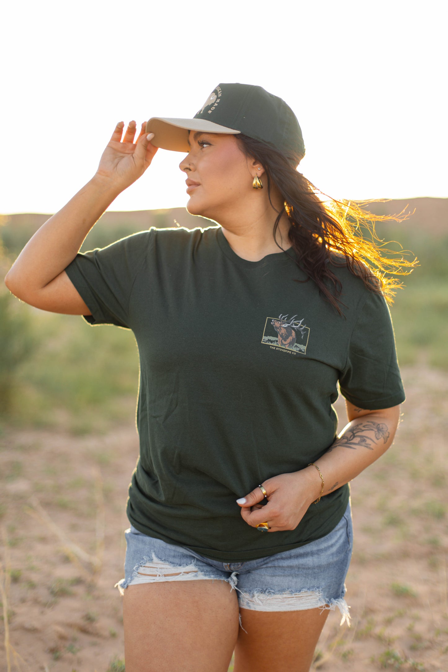 Stovepipe Elk Tee