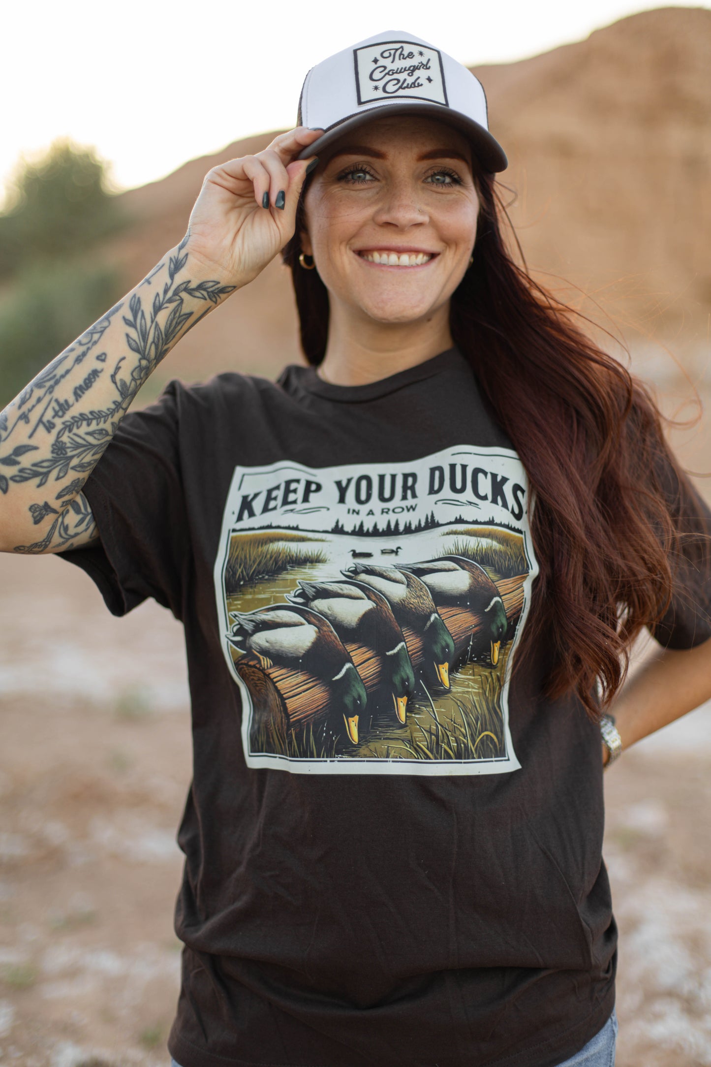 Ducks In A Row Tee