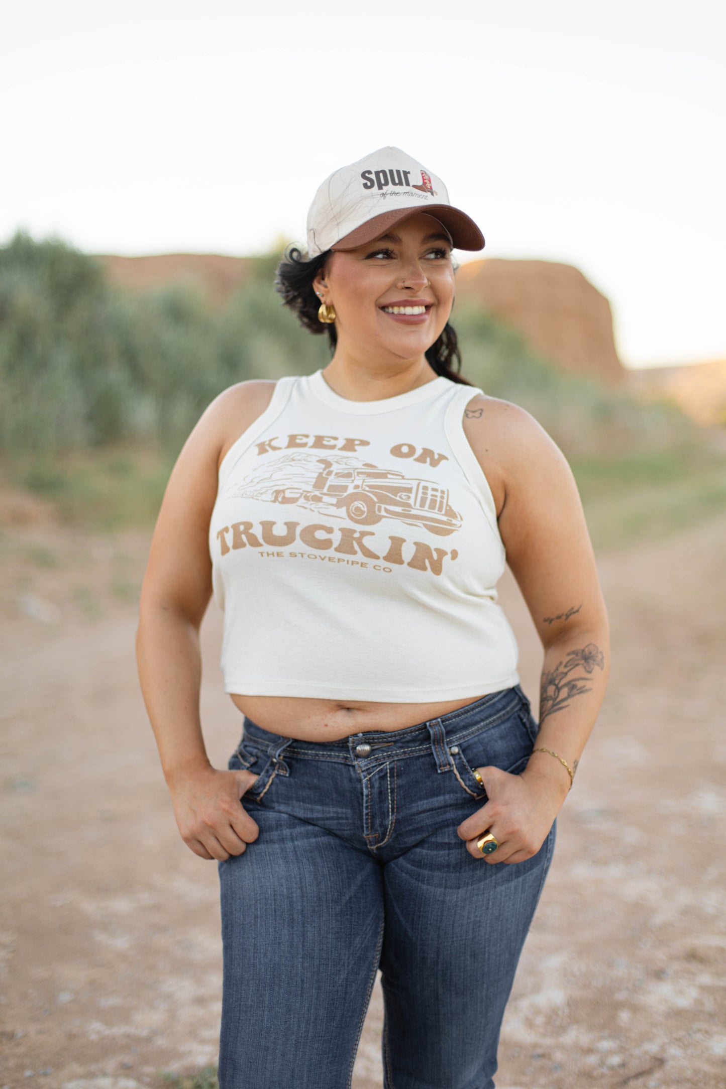 Keep On Truckin Tank Top