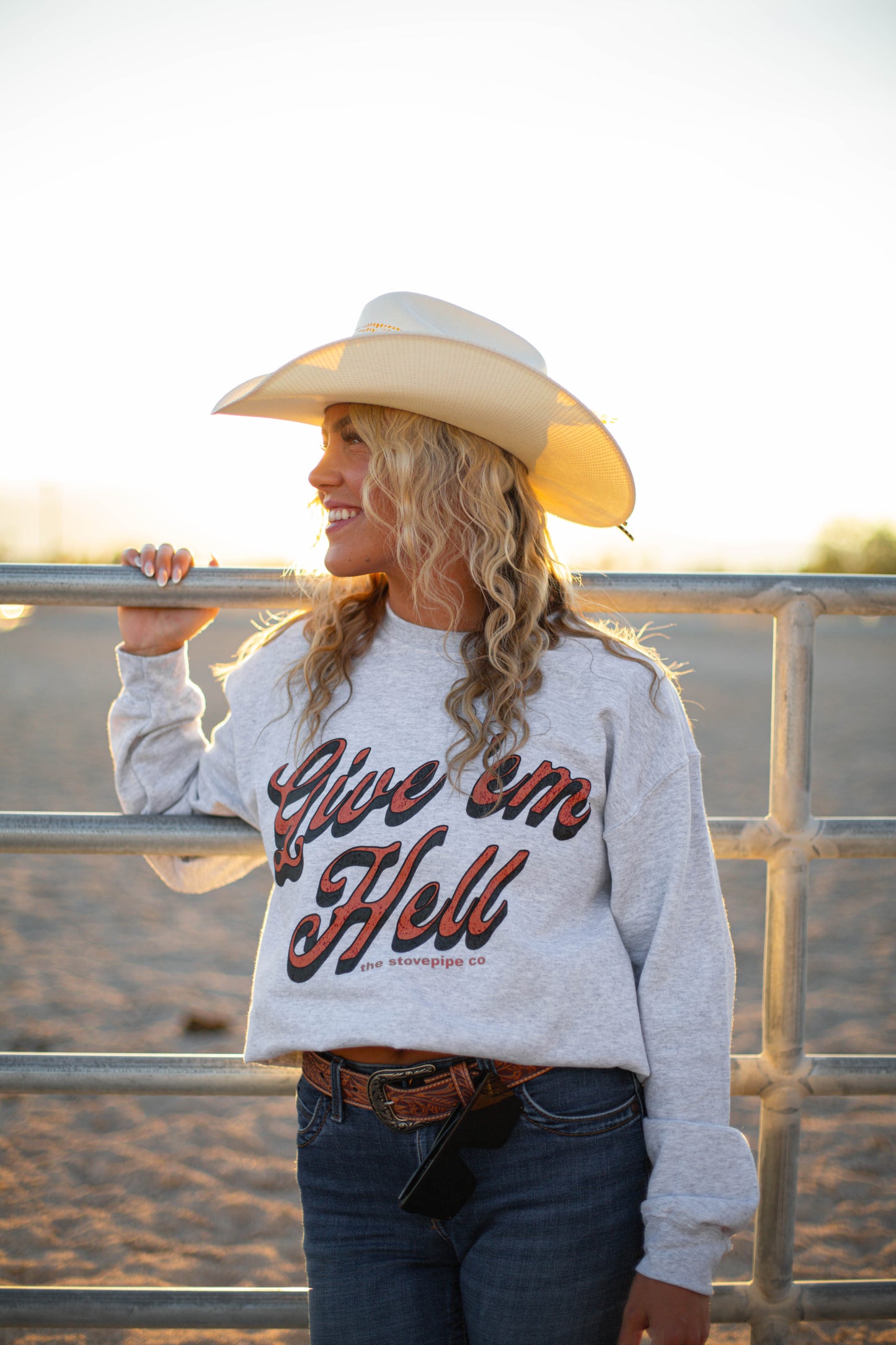 Give 'Em Hell Crewneck