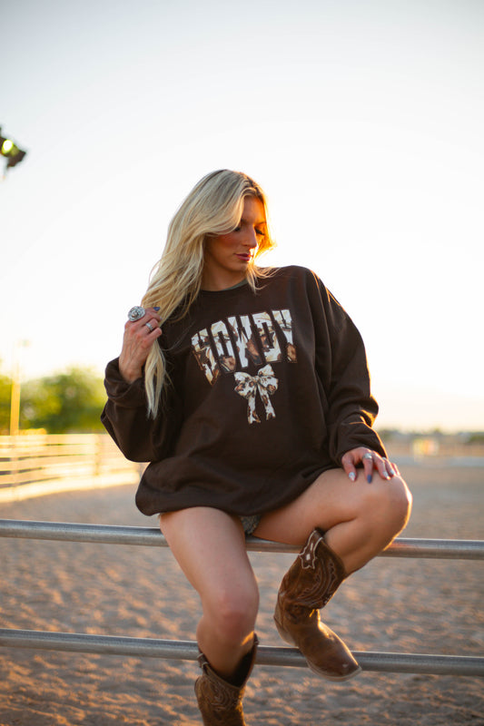 Howdy Camo Crewneck