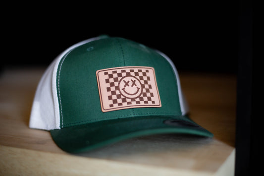 Green Happy Hat