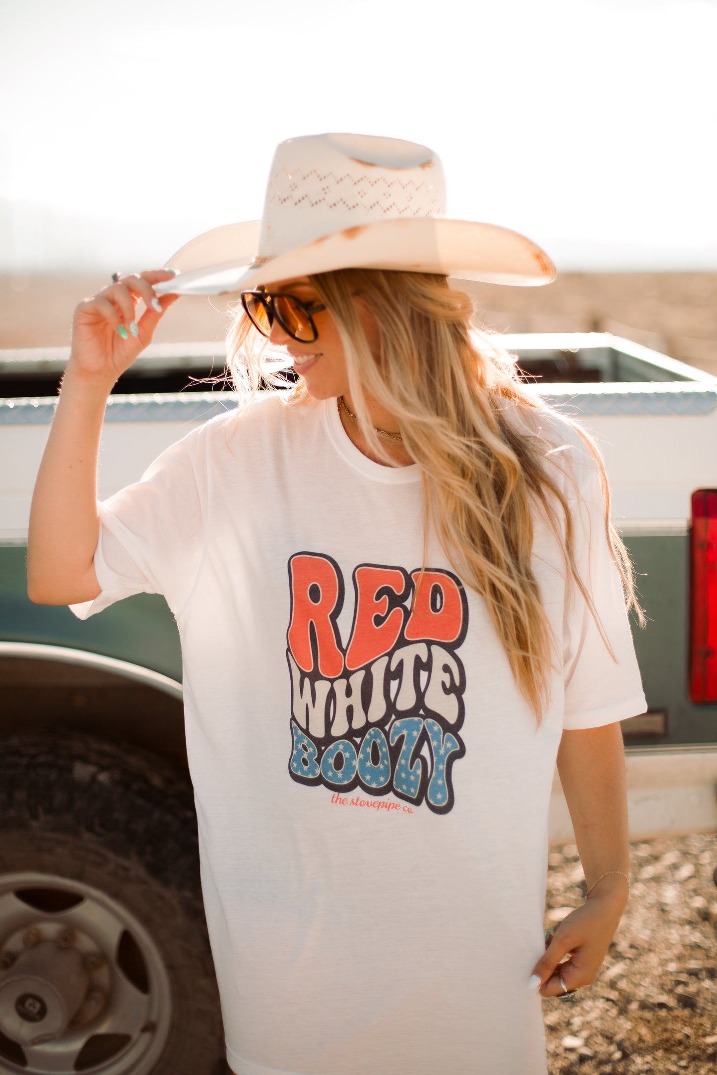 Red White & Boozie Tee