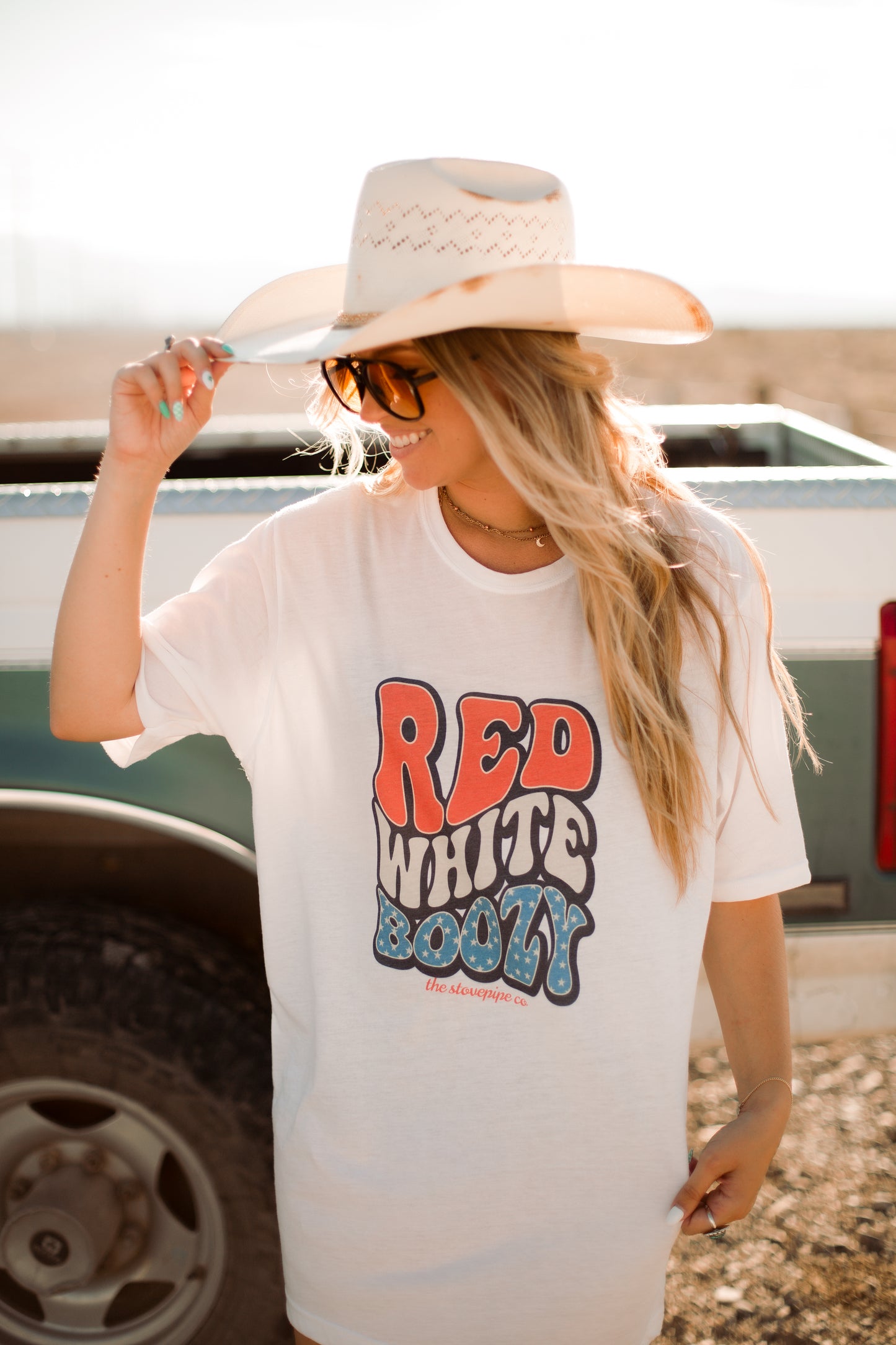 Red White & Boozie Tee